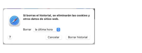 Eliminar memoria caché en safari